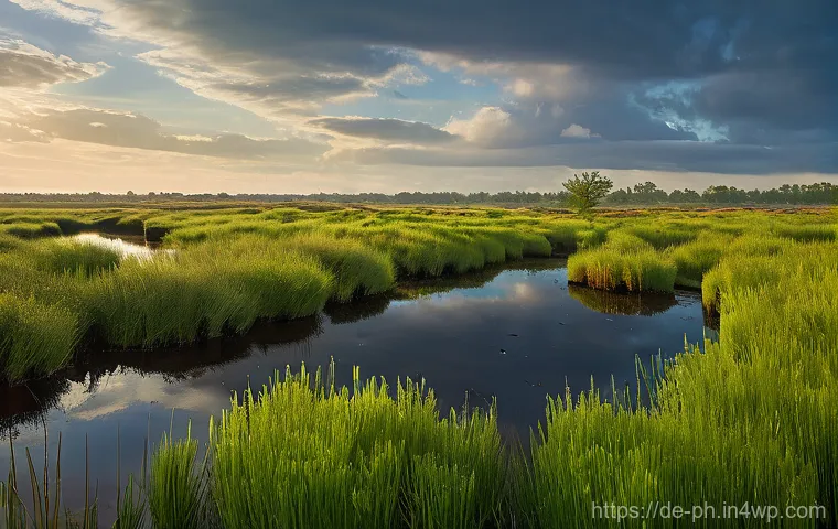 탄소예산 기반의 생태계 서비스 평가 - **Moorland Renaturation in Northern Germany**
A serene, expansive moorland landscape in northern...