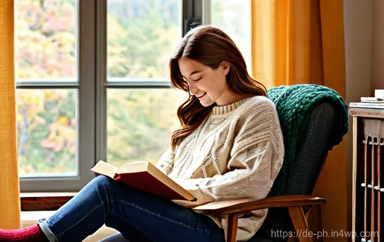 탄소예산과 기후 변화 대응의 사회적 목표 - **Prompt 1: Cozy Autumn Reading Nook**
"A young woman in her late 20s, with warm brown hair and ...