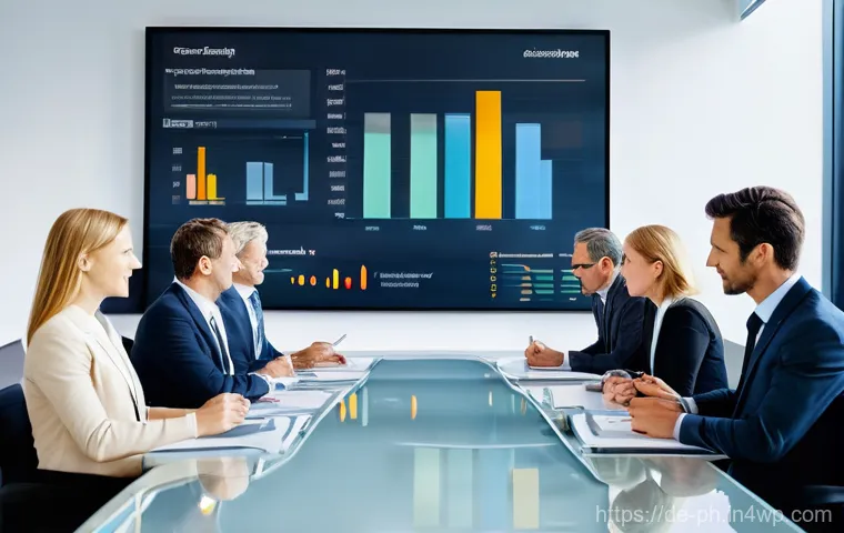 탄소예산 설계를 위한 데이터 분석 기법 - **Prompt:** A diverse group of German business professionals, including men and women of various age...