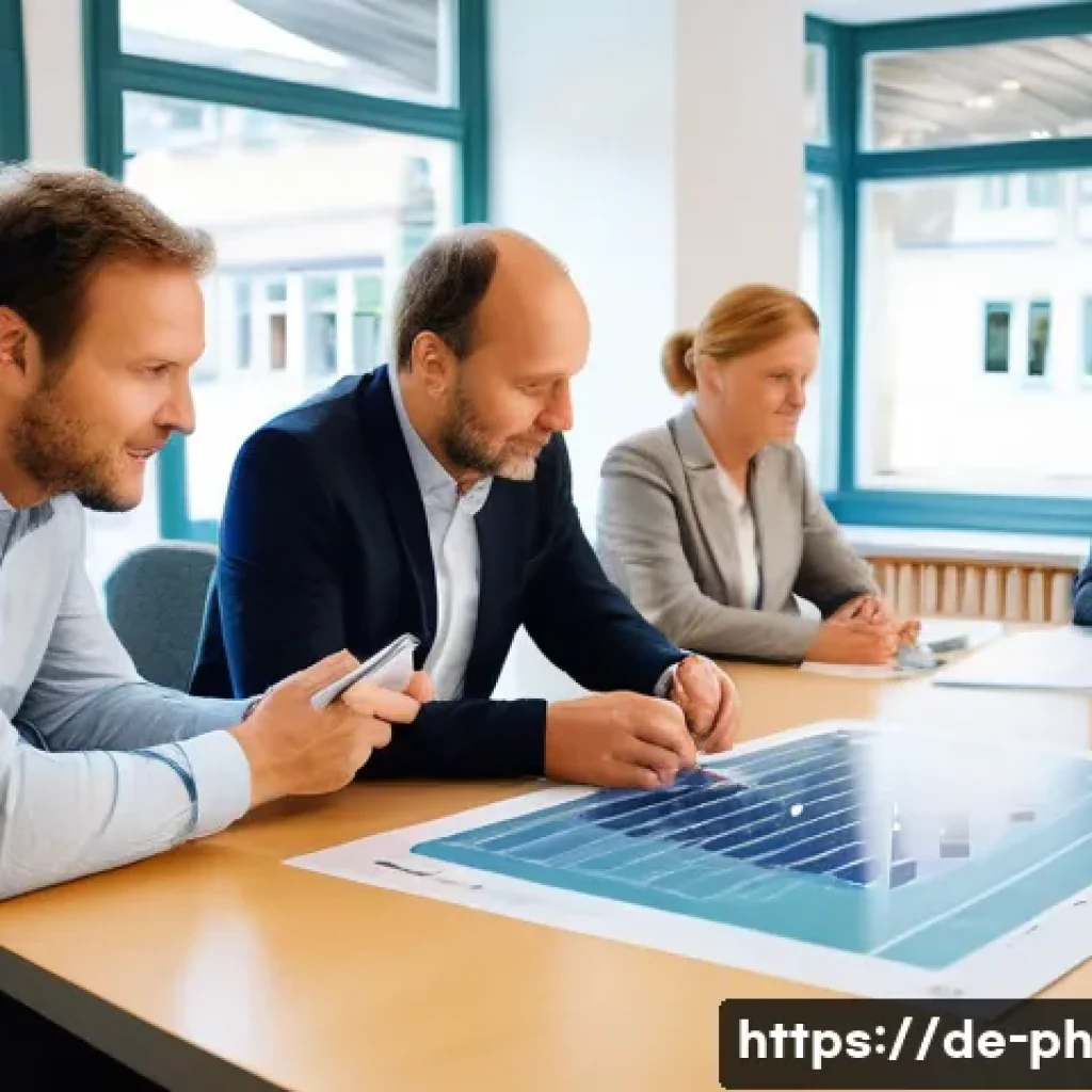 탄소예산을 통한 지역 사회의 참여 증진 - **Prompt:** "A diverse group of German citizens, including local government officials and community ...
